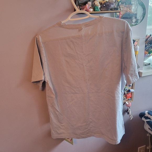 Spooky Rollerblade Ghost Cotton Graphic Tee - sz M - Picture 3 of 5